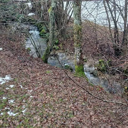 House Surrounded By Creek La Bresse